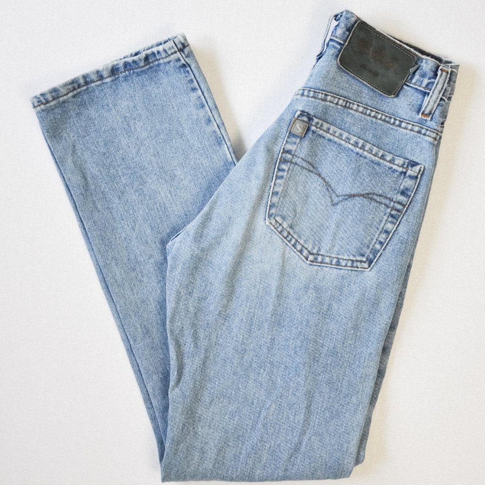 Vintage Silver Denim Jeans